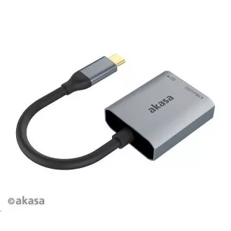 AKASA čtečka karet AK-CR-10BK (SD, microSD), externí, USB 3.2 Type-C AKASA čtečka karet AK-CR-10BK (SD, microSD), externí, USB 3.2 Type-C