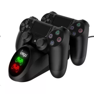 iPega PG-9180 Double Charger dokovací stanice pro gamepady PS4, černá iPega PG-9180 Double Charger dokovací stanice pro gamepady PS4, černá