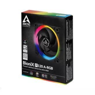ARCTIC ventilátor BioniX P120 A-RGB 120mm, 8-pin, PWM