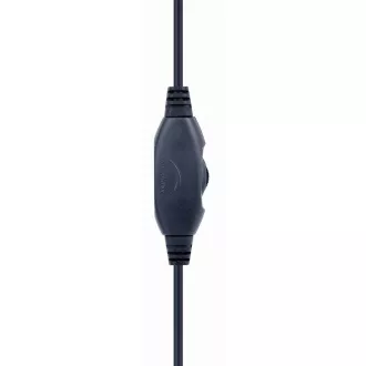 GEMBIRD sluchátka s mikrofonem GHS-05-B, gaming, černo-modrá, 1x 4-pólový 3, 5mm jack GEMBIRD sluchátka s mikrofonem GHS-05-B, gaming, černo-modrá, 1x 4-pólový 3, 5mm jack
