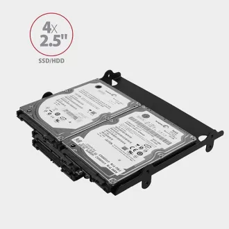 AXAGON RHD-435, kovový rámeček pro 4x 2.5" nebo 2x 2.5" HDD/SSD a 1x 3.5" HDD do 5.25" pozice AXAGON RHD-435, kovový rámeček pro 4x 2.5" nebo 2x 2.5" HDD/SSD a 1x 3.5" HDD do 5.25" pozice