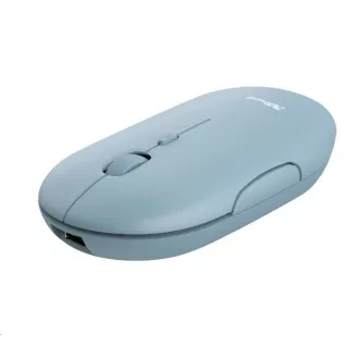 TRUST myš PUCK, bezdrátová, USB, modrá, bluetooth TRUST myš PUCK, bezdrátová, USB, modrá, bluetooth
