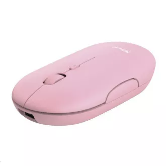 TRUST myš PUCK, bezdrátová, USB, růžová TRUST myš PUCK, bezdrátová, USB, růžová