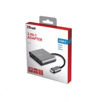 TRUST adaptér DALYX, 3-in-1, USB-C TRUST adaptér DALYX, 3-in-1, USB-C