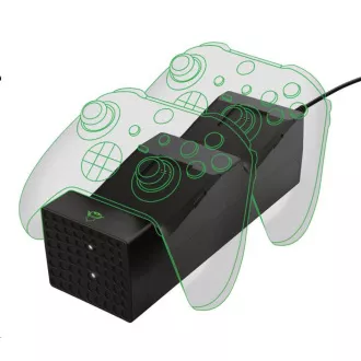 TRUST nabíjecí stanice GXT 250 Duo Charging Dock for Xbox Series X / S TRUST nabíjecí stanice GXT 250 Duo Charging Dock for Xbox Series X / S