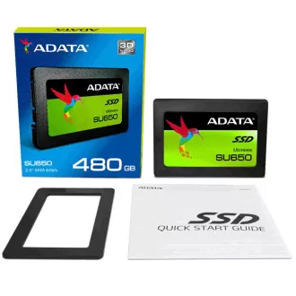 ADATA SSD 512GB Ultimate SU650SS 2, 5" SATA III 6Gb/s (R:520/ W:450MB/s) ADATA SSD 512GB Ultimate SU650SS 2, 5" SATA III 6Gb/s (R:520/ W:450MB/s)
