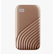 SanDisk WD My Passport SSD externí 2TB, USB-C 3.2, 1050/1000MB/s R/W PC & Mac, GOLD