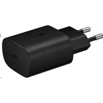 Samsung cestovní nabíječka EP-TA800NBE, Quickcharge 25W, USB-C, černá Samsung cestovní nabíječka EP-TA800NBE, Quickcharge 25W, USB-C, černá
