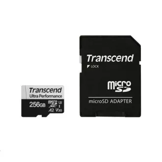 TRANSCEND MicroSDXC karta 256GB 340S, UHS-I U3 A2 Ultra Performace 160/125 MB/s TRANSCEND MicroSDXC karta 256GB 340S, UHS-I U3 A2 Ultra Performace 160/125 MB/s