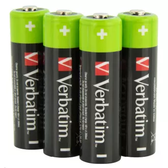VERBATIM Nabíjecí baterie AA Premium 4-Pack 2500 mAh VERBATIM Nabíjecí baterie AA Premium 4-Pack 2500 mAh