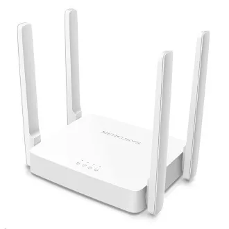 MERCUSYS AC10 WiFi5 router (AC1200, 2, 4GHz/5GHz, 2x100Mb/s LAN, 1x100Mb/s WAN) MERCUSYS AC10 WiFi5 router (AC1200, 2, 4GHz/5GHz, 2x100Mb/s LAN, 1x100Mb/s WAN)