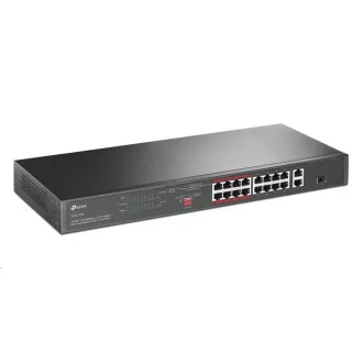 TP-Link CCTV switch TL-SL1218P (16x100Mb/s, 1xGbE uplink, 1xGbE/1xSFP combo uplink, 16xPoE+, 150W) TP-Link CCTV switch TL-SL1218P (16x100Mb/s, 1xGbE uplink, 1xGbE/1xSFP combo uplink, 16xPoE+, 150W)