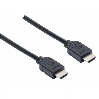 Manhattan HDMI kabel, ARC, 3D, 4K@30Hz, Shielded, 1.5m, černá Manhattan HDMI kabel, ARC, 3D, 4K@30Hz, Shielded, 1.5m, černá