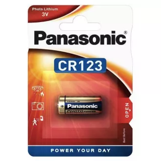 PANASONIC Lithiové - FOTO baterie CR-123AL/1BP 3V (blistr - 1ks) PANASONIC Lithiové - FOTO baterie CR-123AL/1BP 3V (blistr - 1ks)