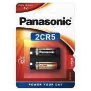 PANASONIC Lithiové - FOTO baterie 2CR-5L/1BP 6V (blistr - 1ks)