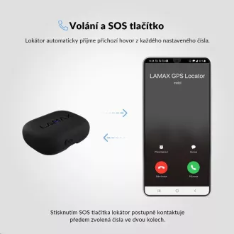 LAMAX GPS Locator + obojek LAMAX GPS Locator + obojek