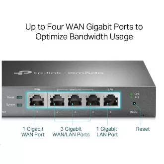 TP-Link ER605 OMADA VPN router (2xGbELAN, 1xGbEWAN, 2xGbELAN/WAN, 1xUSB2.0) TP-Link ER605 OMADA VPN router (2xGbELAN, 1xGbEWAN, 2xGbELAN/WAN, 1xUSB2.0)