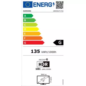 SAMSUNG Smart TV UE50AU7172 50" LED 4K UHD (3840 x 2160), HDR10, HLG SAMSUNG Smart TV UE50AU7172 50" LED 4K UHD (3840 x 2160), HDR10, HLG