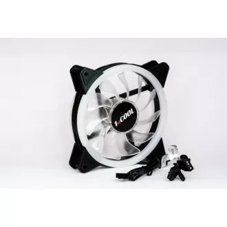 1stCOOL Fan KIT AURA EVO 1 ARGB, 3x Dual Ring ventilátor + ARGB Nano řadič 1stCOOL Fan KIT AURA EVO 1 ARGB, 3x Dual Ring ventilátor + ARGB Nano řadič
