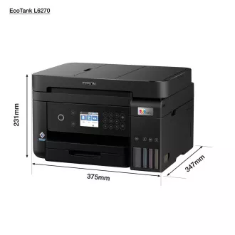 EPSON tiskárna ink EcoTank L6270, 3v1, A4, 1200x4800dpi, 33ppm, USB, Wi-Fi, LAN, Záruka 5 let po registraci zdarma EPSON tiskárna ink EcoTank L6270, 3v1, A4, 1200x4800dpi, 33ppm, USB, Wi-Fi, LAN, Záruka 5 let po registraci zdarma