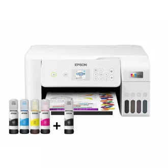 EPSON tiskárna ink EcoTank L3266, 3v1, A4, 1440x5760dpi, 33ppm, USB, Wi-Fi, bílá EPSON tiskárna ink EcoTank L3266, 3v1, A4, 1440x5760dpi, 33ppm, USB, Wi-Fi, bílá