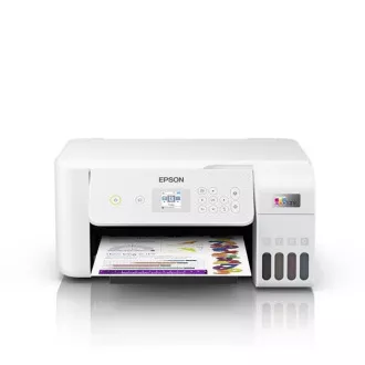 EPSON tiskárna ink EcoTank L3266, 3v1, A4, 1440x5760dpi, 33ppm, USB, Wi-Fi, bílá EPSON tiskárna ink EcoTank L3266, 3v1, A4, 1440x5760dpi, 33ppm, USB, Wi-Fi, bílá