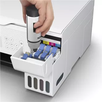 EPSON tiskárna ink EcoTank L3266, 3v1, A4, 1440x5760dpi, 33ppm, USB, Wi-Fi, bílá EPSON tiskárna ink EcoTank L3266, 3v1, A4, 1440x5760dpi, 33ppm, USB, Wi-Fi, bílá