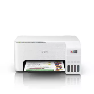 EPSON tiskárna ink EcoTank L3256, 3v1, A4, 1440x5760dpi, 33ppm, USB, Wi-Fi, bílá EPSON tiskárna ink EcoTank L3256, 3v1, A4, 1440x5760dpi, 33ppm, USB, Wi-Fi, bílá