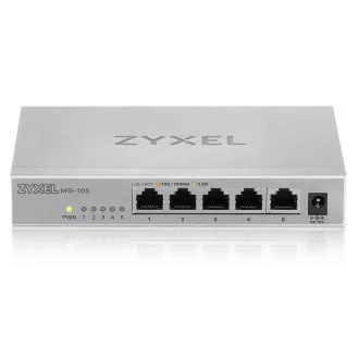 Zyxel MG-105 5-port 2, 5Gigabit Ethernet Desktop Switch Zyxel MG-105 5-port 2, 5Gigabit Ethernet Desktop Switch