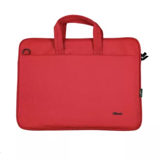 TRUST Pouzdro na notebook 16" Bologna Slim Laptop Bag Eco, červená TRUST Pouzdro na notebook 16" Bologna Slim Laptop Bag Eco, červená