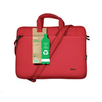 TRUST Pouzdro na notebook 16" Bologna Slim Laptop Bag Eco, červená TRUST Pouzdro na notebook 16" Bologna Slim Laptop Bag Eco, červená
