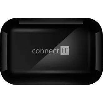 CONNECT IT sluchátka do uší s mikrofonem True Wireless SonicBass, černá CONNECT IT sluchátka do uší s mikrofonem True Wireless SonicBass, černá