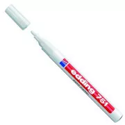 Popisovač Edding 751 lakový bílý válcový hrot 1-2mm