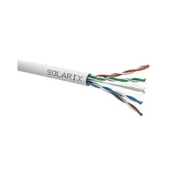 Instalační kabel Solarix UTP, Cat6, drát, PVC, box 100m SXKD-6-UTP-PVC Instalační kabel Solarix UTP, Cat6, drát, PVC, box 100m SXKD-6-UTP-PVC