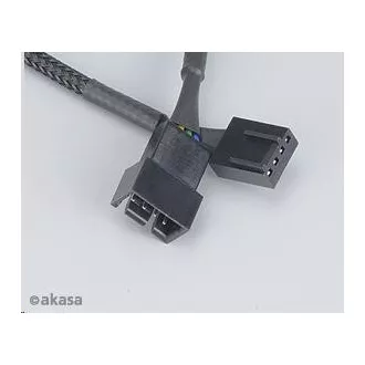 AKASA prodlužovací kabel k PWM ventilátoru, 30cm (4pin pro PWM, 3pin ventilátory), 4ks v balení AKASA prodlužovací kabel k PWM ventilátoru, 30cm (4pin pro PWM, 3pin ventilátory), 4ks v balení