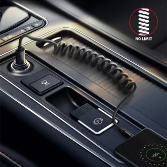 AXAGON BUCM-AM10TB, TWISTER kabel USB-C <-> USB-A, 0.6m, USB 2.0, 3A, ALU, tpe, černý AXAGON BUCM-AM10TB, TWISTER kabel USB-C <-> USB-A, 0.6m, USB 2.0, 3A, ALU, tpe, černý