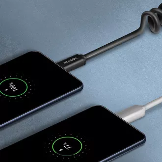 AXAGON BUCM-AM10TB, TWISTER kabel USB-C <-> USB-A, 0.6m, USB 2.0, 3A, ALU, tpe, černý AXAGON BUCM-AM10TB, TWISTER kabel USB-C <-> USB-A, 0.6m, USB 2.0, 3A, ALU, tpe, černý
