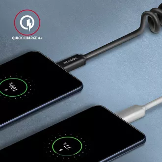AXAGON BUCM-CM10TB, TWISTER kabel USB-C <-> USB-C, 0.6m, USB 2.0, PD 60W 3A, ALU, tpe, černý AXAGON BUCM-CM10TB, TWISTER kabel USB-C <-> USB-C, 0.6m, USB 2.0, PD 60W 3A, ALU, tpe, černý