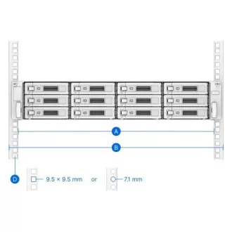 Synology RKS-02 sada posuvných ližin pro RackStation, FlashStation, SA, UC, HD, DP Synology RKS-02 sada posuvných ližin pro RackStation, FlashStation, SA, UC, HD, DP