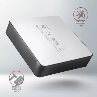 AXAGON ADSA-M2C, USB-C 10Gbps dokovací stanice pro 2× M.2 NVMe SSD s funkcí klonování AXAGON ADSA-M2C, USB-C 10Gbps dokovací stanice pro 2× M.2 NVMe SSD s funkcí klonování