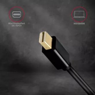 AXAGON RVDM-HI14N, Mini DisplayPort -> HDMI 1.4 redukce / adaptér, 4K/30Hz AXAGON RVDM-HI14N, Mini DisplayPort -> HDMI 1.4 redukce / adaptér, 4K/30Hz