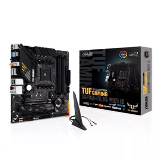 ASUS MB Sc AM4 TUF GAMING B550M-PLUS WIFI II, AMD B550, 4xDDR4, 1xDP, 1xHDMI, WI-FI, mATX ASUS MB Sc AM4 TUF GAMING B550M-PLUS WIFI II, AMD B550, 4xDDR4, 1xDP, 1xHDMI, WI-FI, mATX