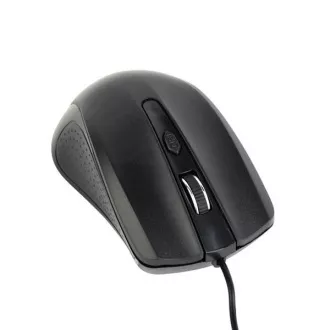 GEMBIRD myš MUS-4B-01, drátová, optická, 1200 dpi, USB, černá GEMBIRD myš MUS-4B-01, drátová, optická, 1200 dpi, USB, černá