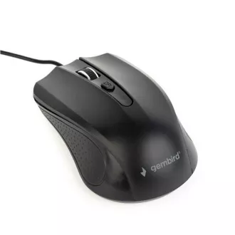 GEMBIRD myš MUS-4B-01, drátová, optická, 1200 dpi, USB, černá GEMBIRD myš MUS-4B-01, drátová, optická, 1200 dpi, USB, černá