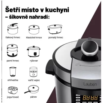 Lauben Multi Cooker 18SB Czech Edition Lauben Multi Cooker 18SB Czech Edition