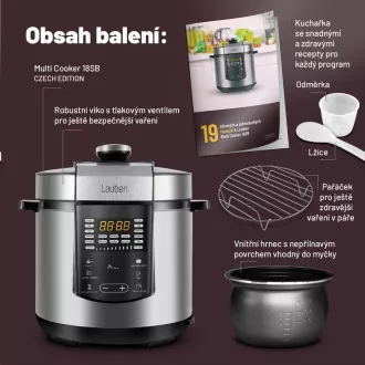 Lauben Multi Cooker 18SB Czech Edition Lauben Multi Cooker 18SB Czech Edition
