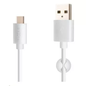 Fixed datový a nabíjecí kabel, USB-A -> USB-C, 20 W, délka 2 m, bílá Fixed datový a nabíjecí kabel, USB-A -> USB-C, 20 W, délka 2 m, bílá