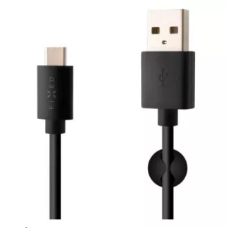 Fixed datový a nabíjecí kabel, USB-A -> USB-C, 20 W, délka 2 m, černá Fixed datový a nabíjecí kabel, USB-A -> USB-C, 20 W, délka 2 m, černá
