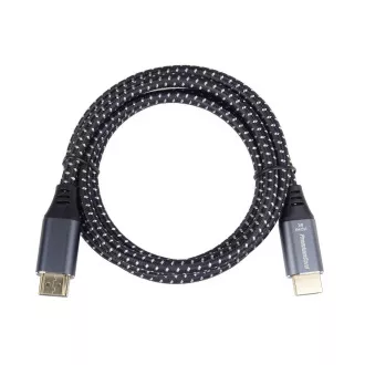 PREMIUMCORD Kabel HDMI 2.1 High Speed + Ethernet kabel 8K@60Hz, zlacené konektory, 1m PREMIUMCORD Kabel HDMI 2.1 High Speed + Ethernet kabel 8K@60Hz, zlacené konektory, 1m