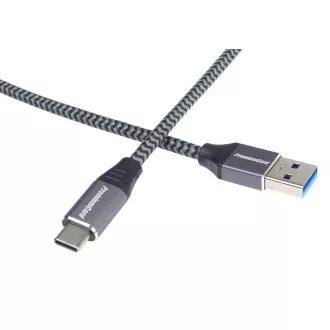 PREMIUMCORD Kabel USB-C na USB 3.0 A (USB 3.1 generation 1, 3A, 5Gbit/s) 3m oplet PREMIUMCORD Kabel USB-C na USB 3.0 A (USB 3.1 generation 1, 3A, 5Gbit/s) 3m oplet
